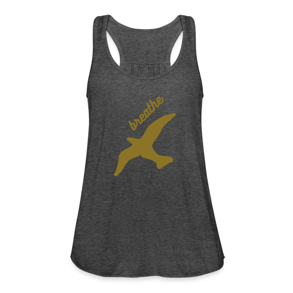 Breathe Women's Flowy Tank Top by Bella - deep heather