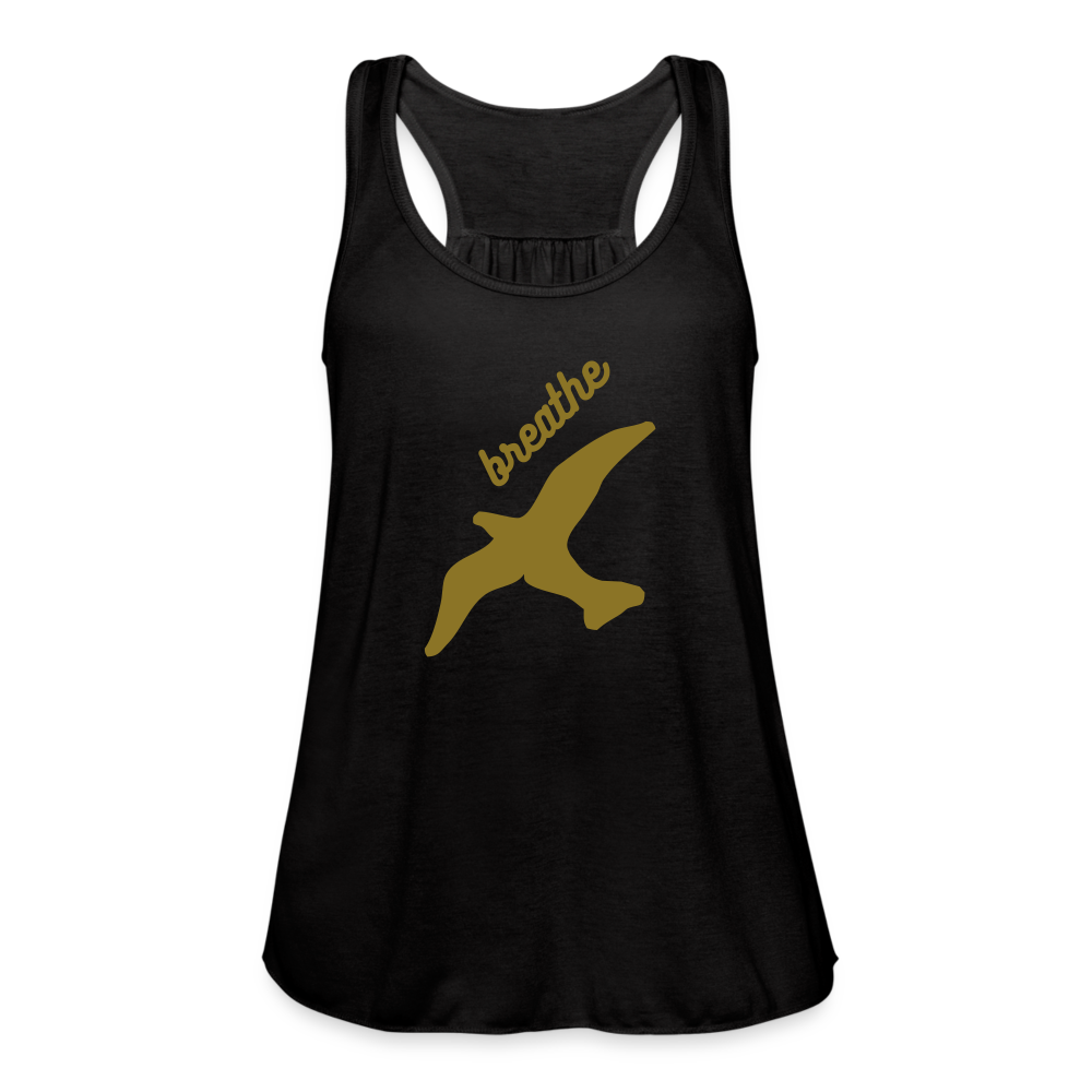 Breathe Women's Flowy Tank Top by Bella - black