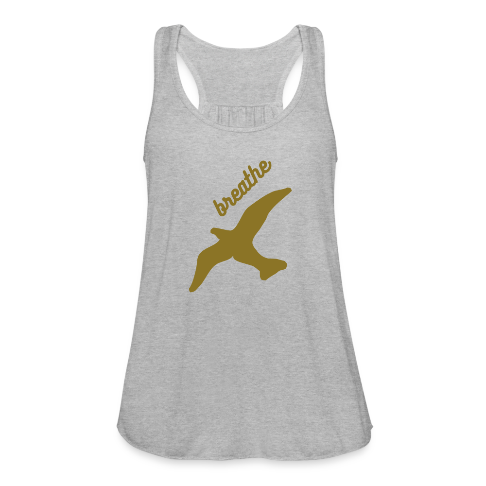 Breathe Women's Flowy Tank Top by Bella - heather gray