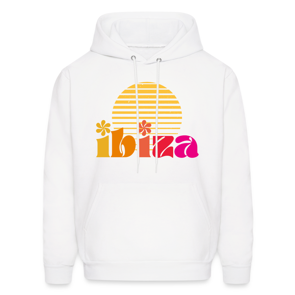 Ibiza Men's Hoodie - white