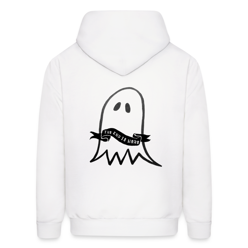 The End is Here Phoebe Bridgers Ghost Men's Hoodie - white