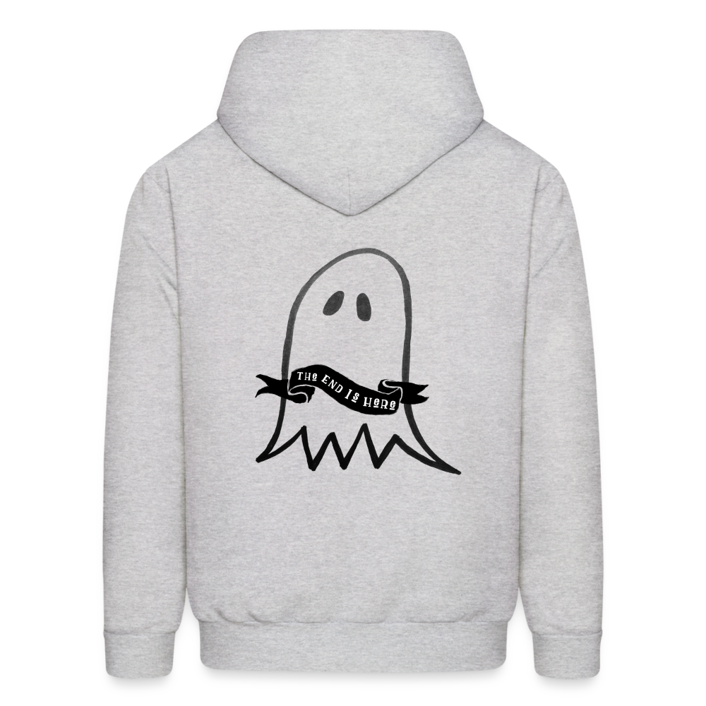 The End is Here Phoebe Bridgers Ghost Men's Hoodie - ash