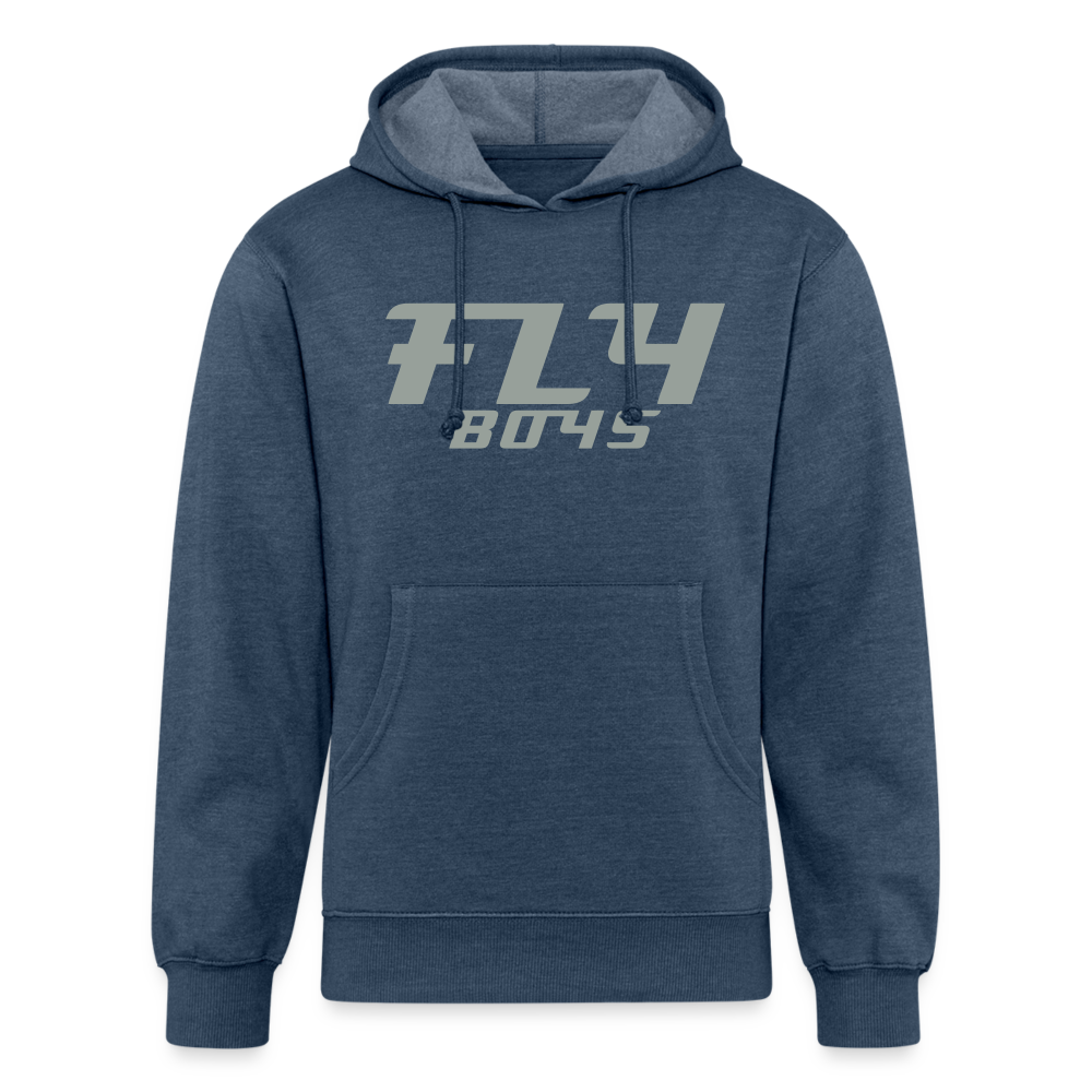 Fly Boys Fly Fishing Trip Unisex Organic Hoodie - heather navy