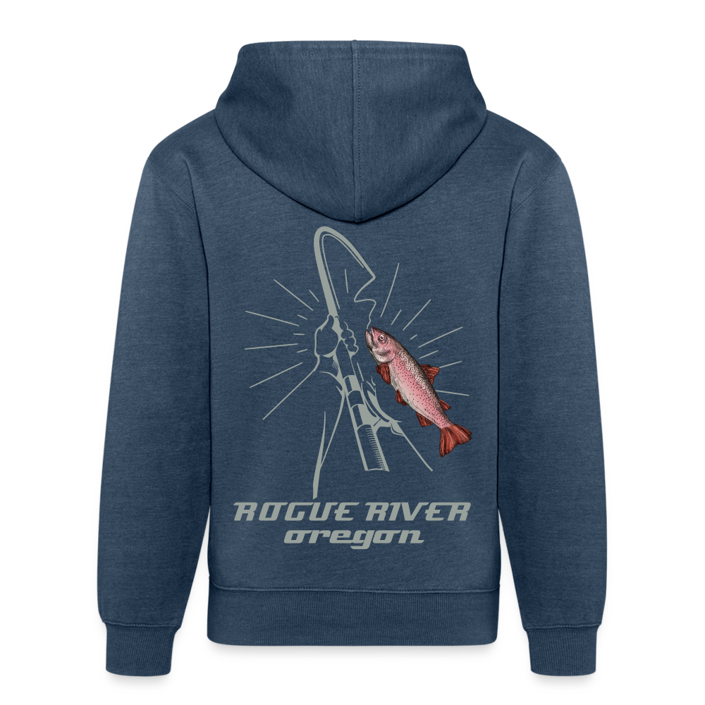 Fly Boys Fly Fishing Trip Unisex Organic Hoodie - heather navy