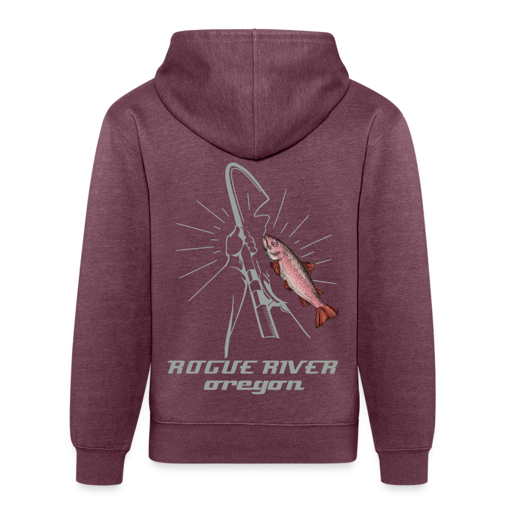 Fly Boys Fly Fishing Trip Unisex Organic Hoodie - heather burgundy