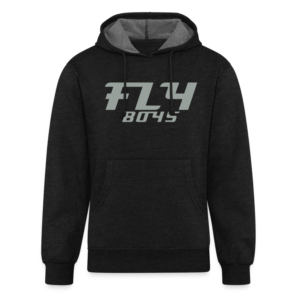 Fly Boys Fly Fishing Trip Unisex Organic Hoodie - charcoal grey