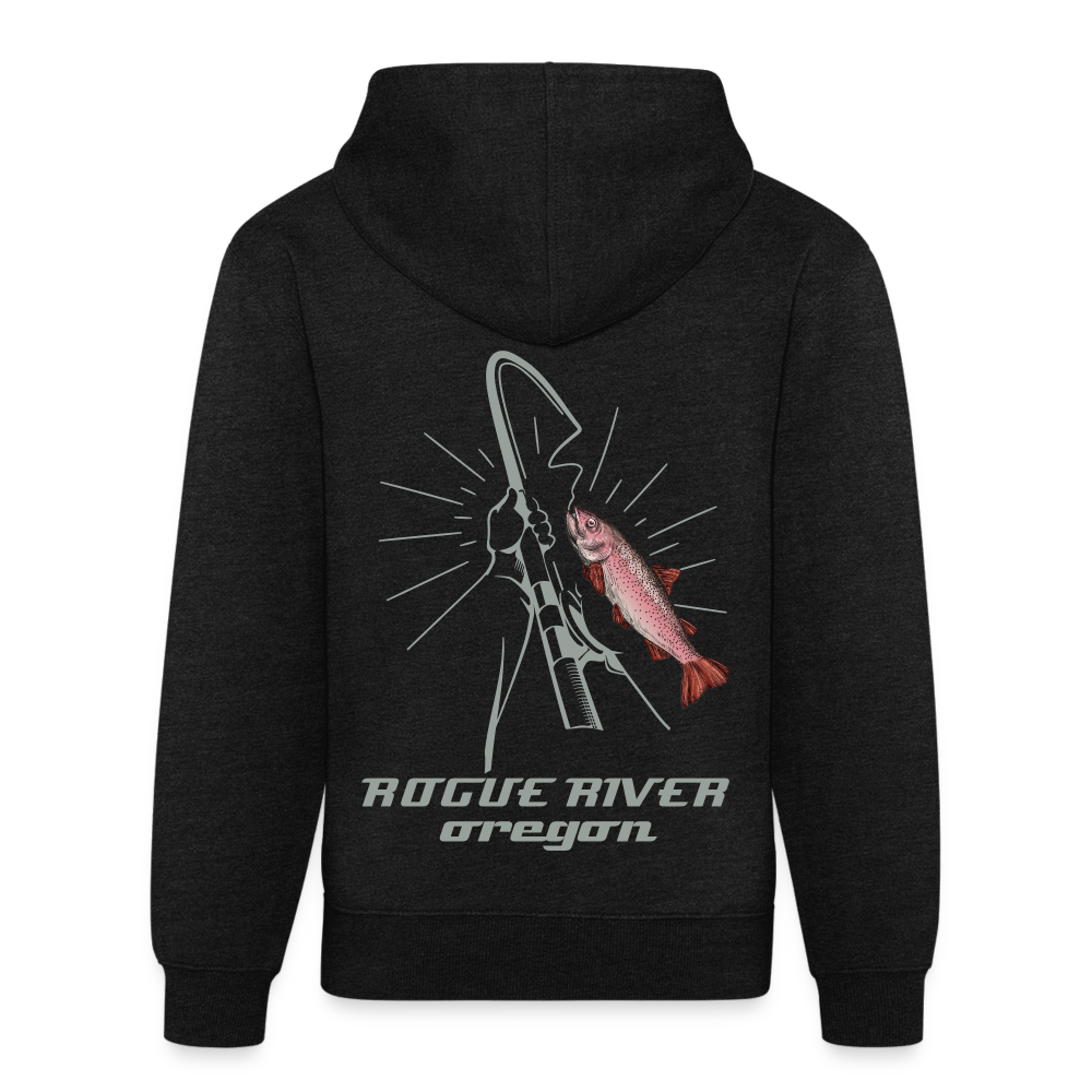 Fly Boys Fly Fishing Trip Unisex Organic Hoodie - charcoal grey