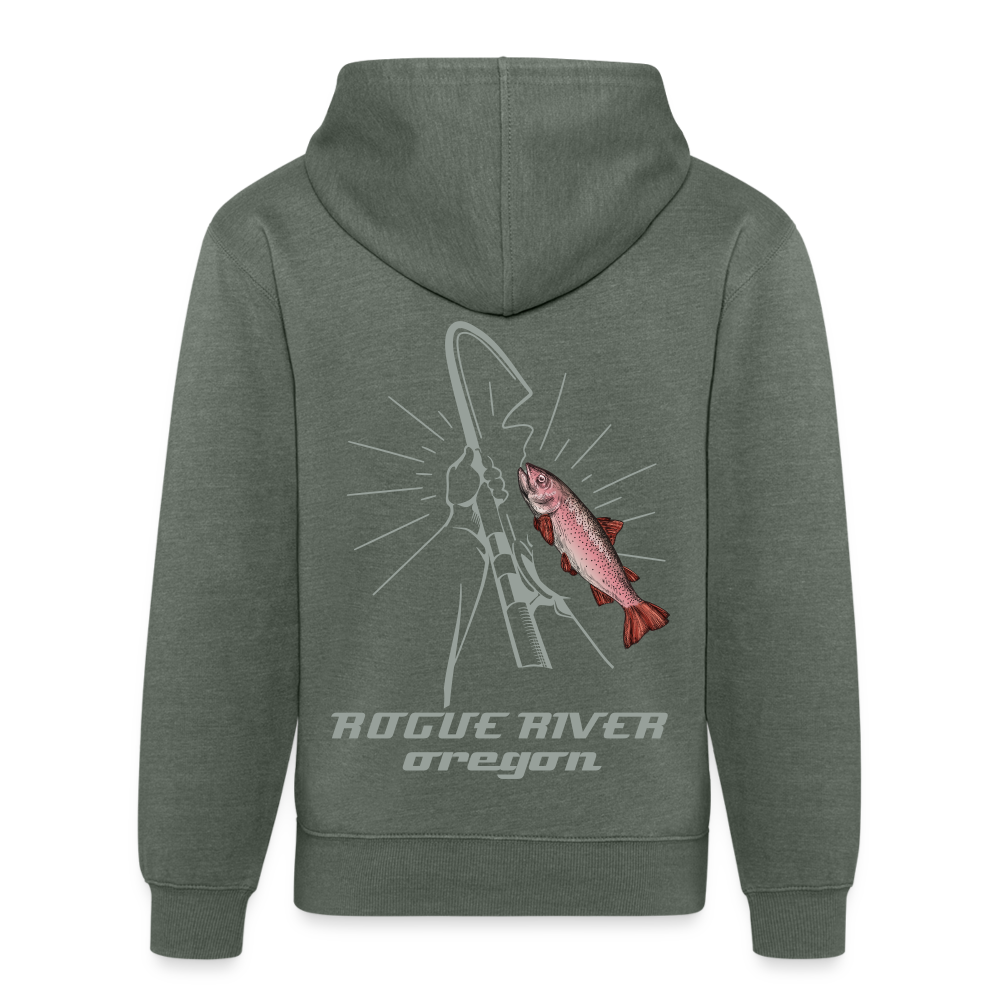 Fly Boys Fly Fishing Trip Unisex Organic Hoodie - heather military green