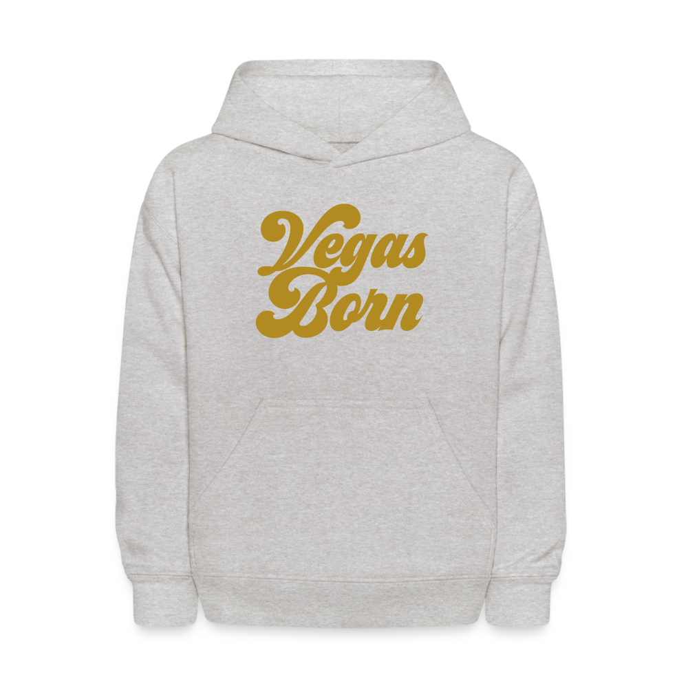 Vegas Born Kids' Hoodie - heather gray