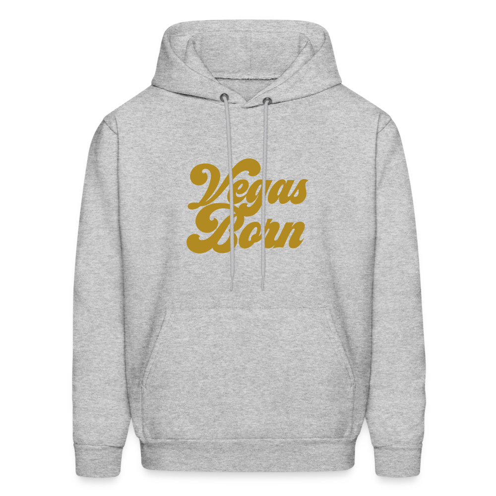 Vegas Born Men's Hoodie - heather gray
