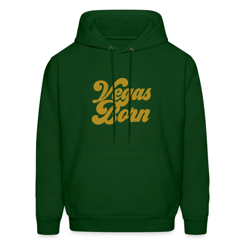 Vegas Born Men's Hoodie - forest green