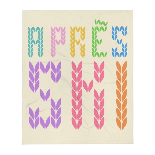 Après Ski Stitch Throw Blanket