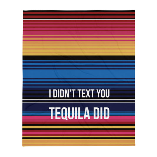 I Didn't Text You Throw Blanket