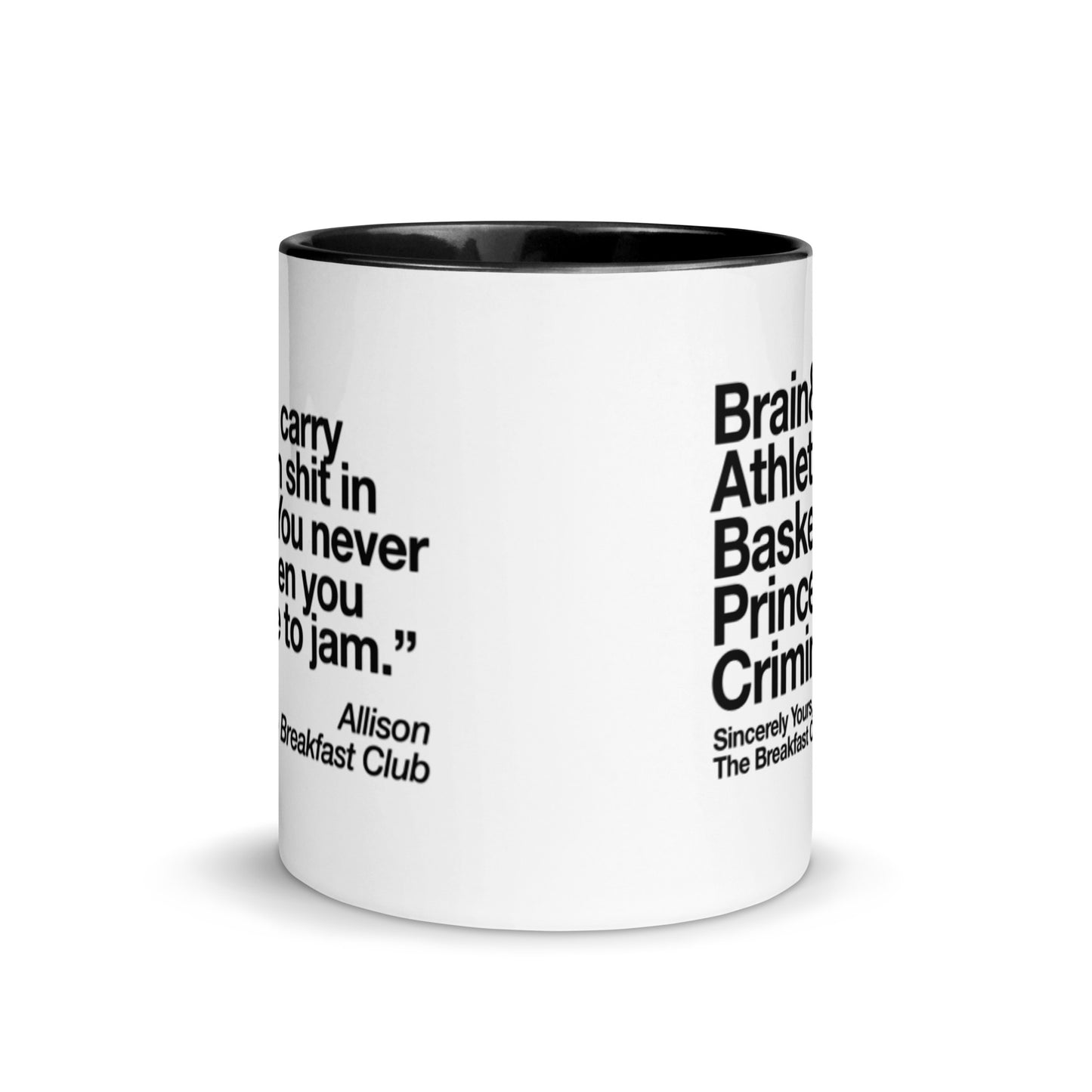 The Breakfast Club Jam Mug with Color Inside