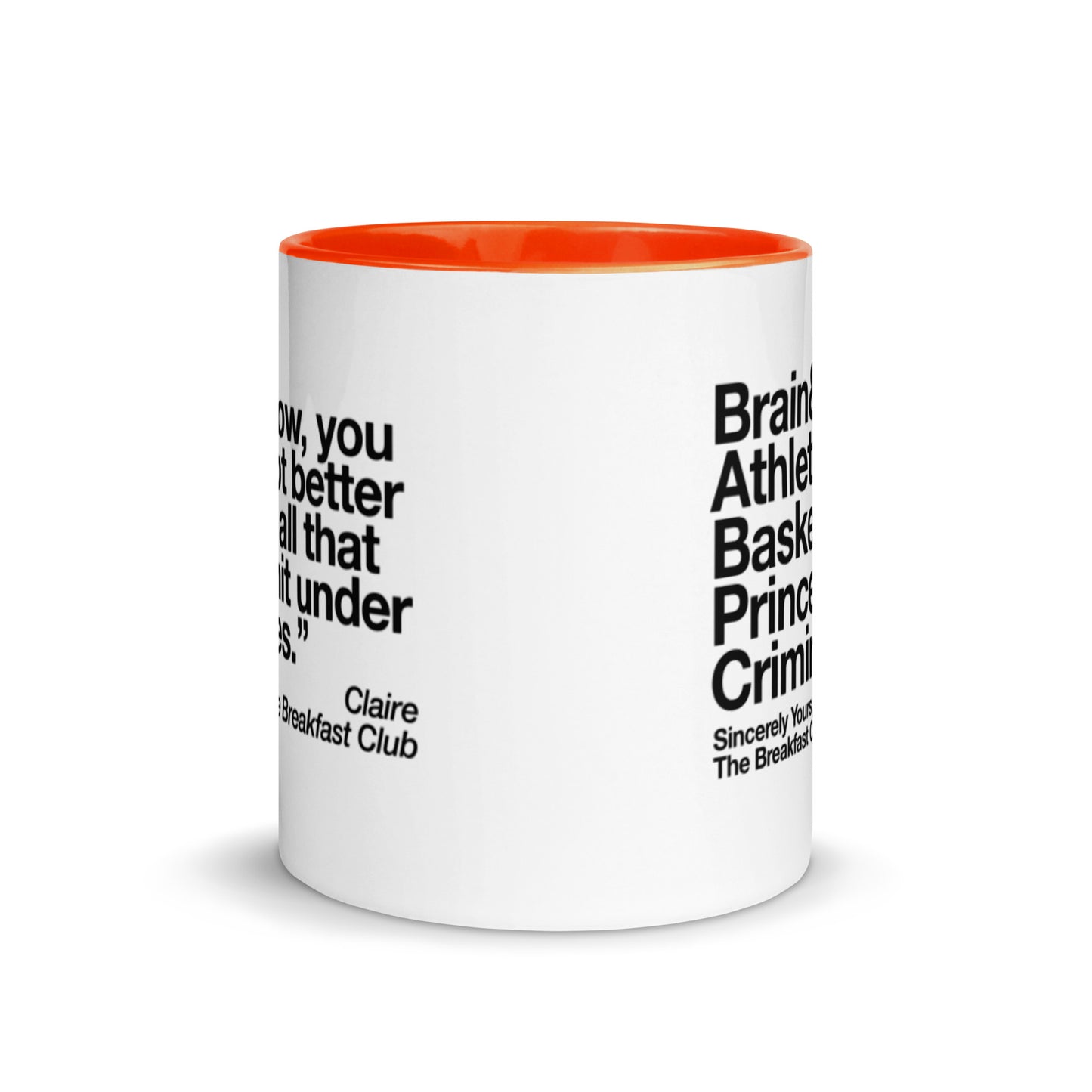 The Breakfast Club Claire Mug with Color Inside