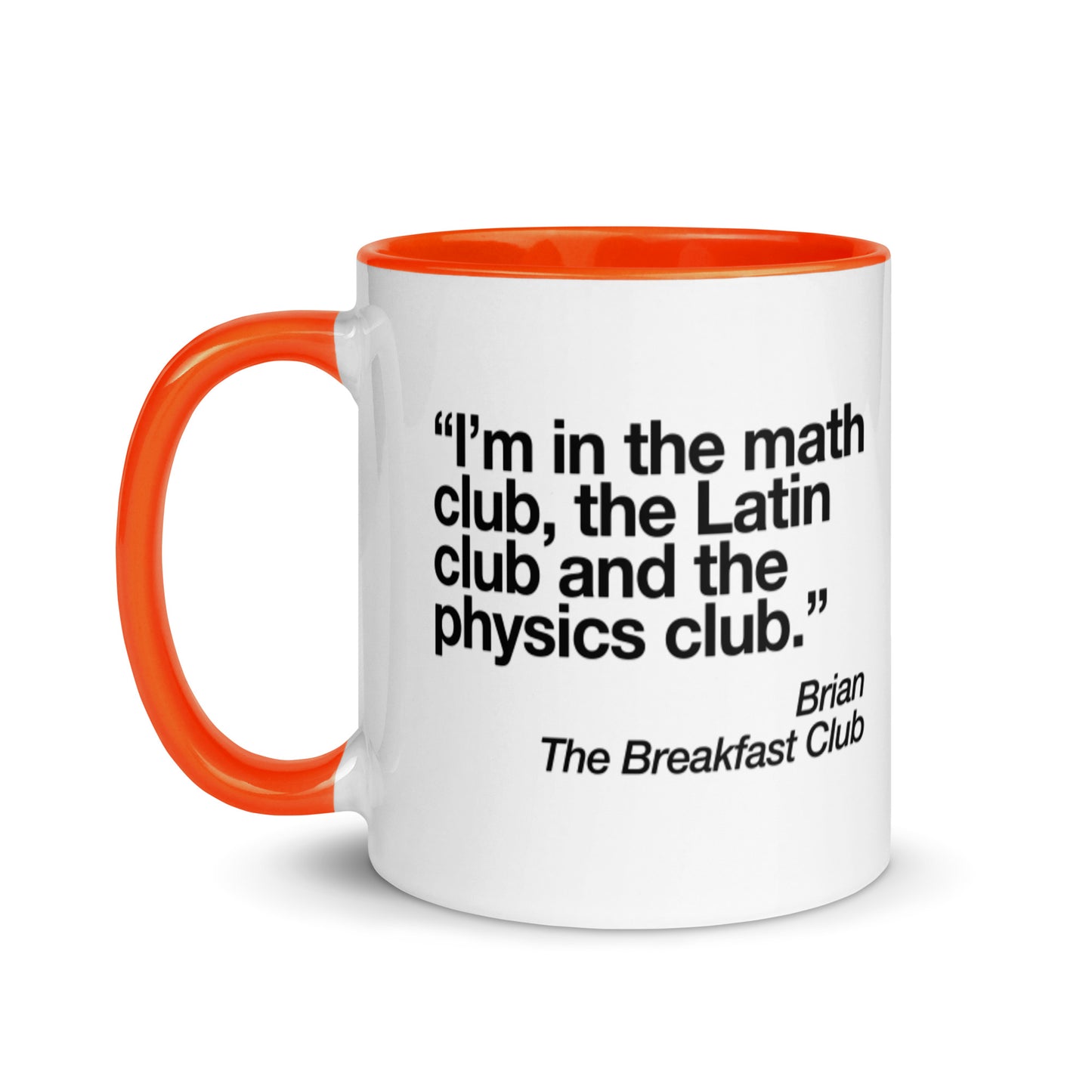 The Breakfast Club Math Club Mug with Color Inside