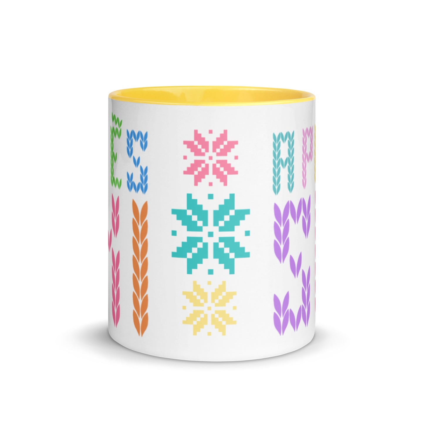 Après Ski Stitch Mug with Color Inside