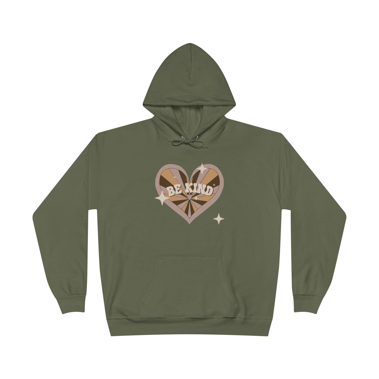 Be Kind Heart Unisex EcoSmart® Pullover Hoodie Sweatshirt