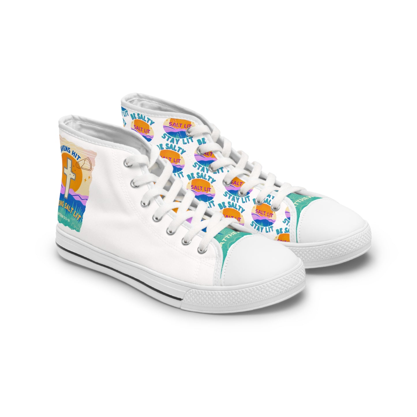 Salt Lit Women's High Top Sneakers