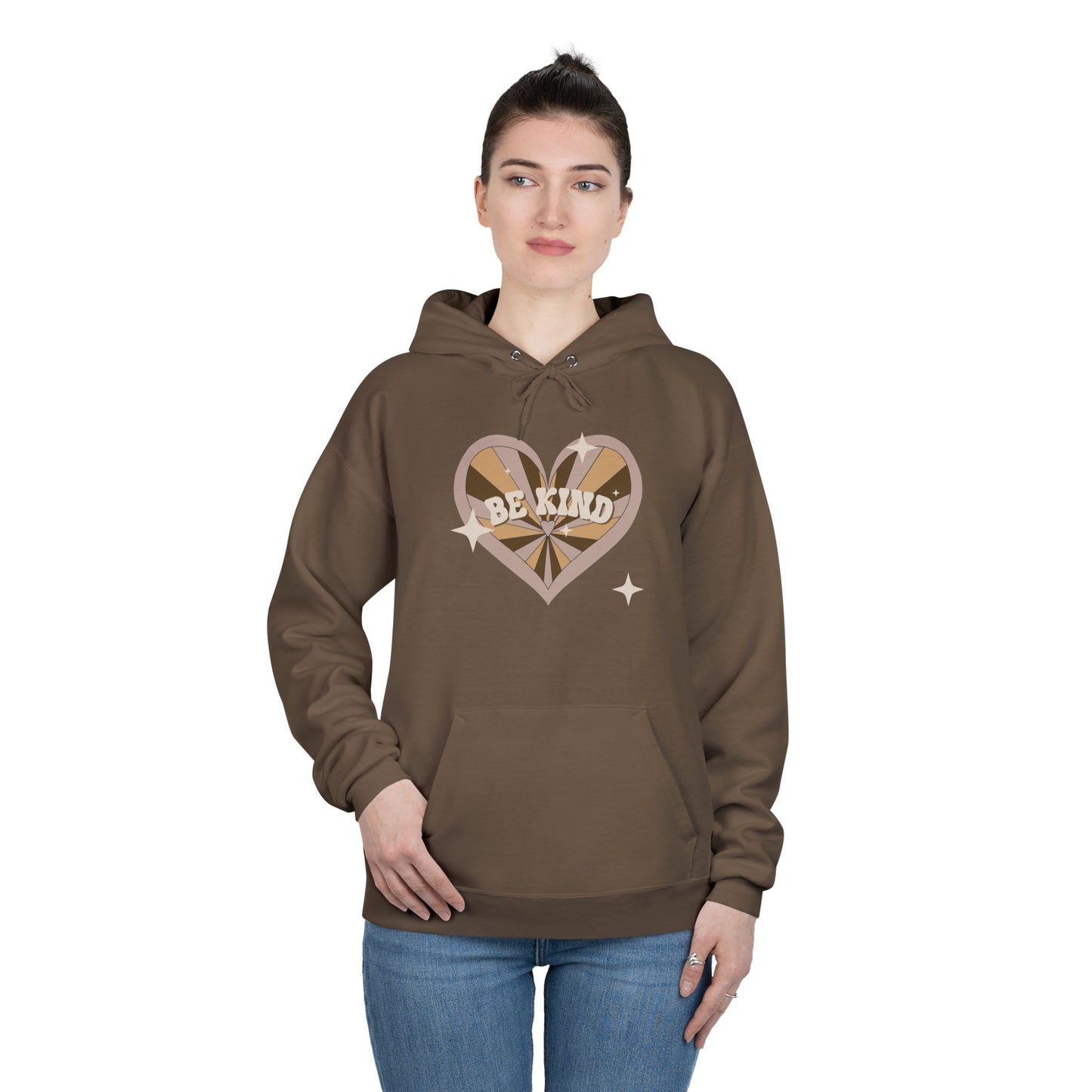 Be Kind Heart Unisex EcoSmart® Pullover Hoodie Sweatshirt