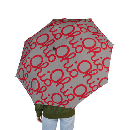 Ohio Script Semi-Automatic Foldable Umbrella