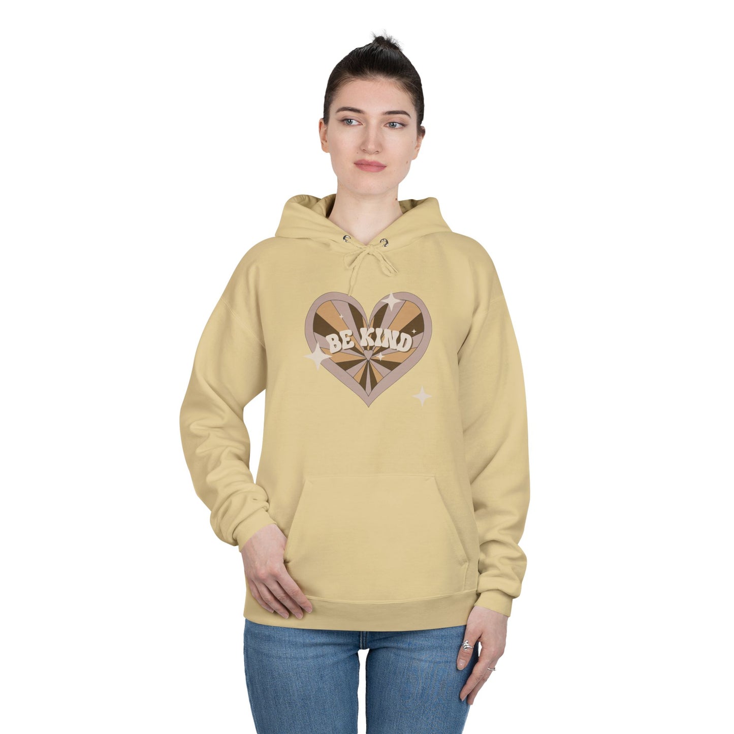 Be Kind Heart Unisex EcoSmart® Pullover Hoodie Sweatshirt