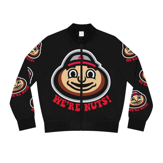 Brutus We're Nuts Buckeye Women's Bomber Jacket