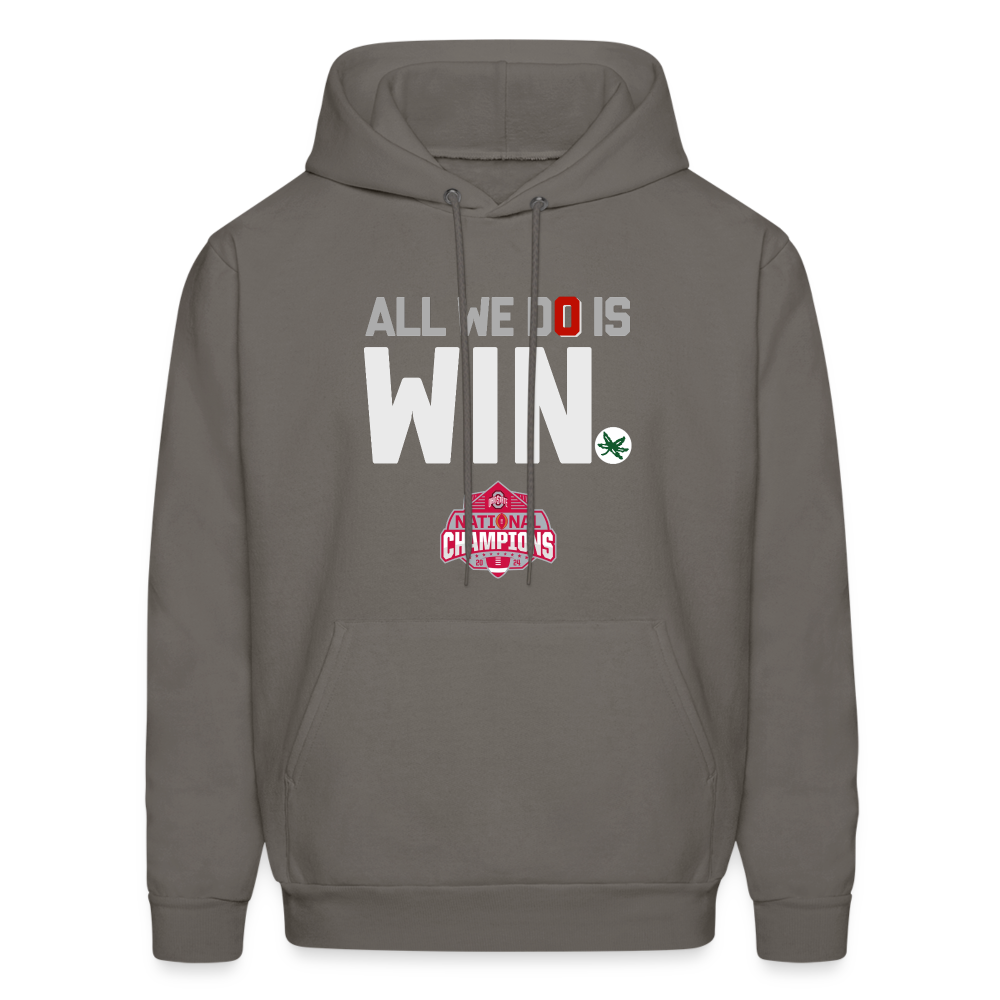 All We Do is Win Men's Hoodie - asphalt gray