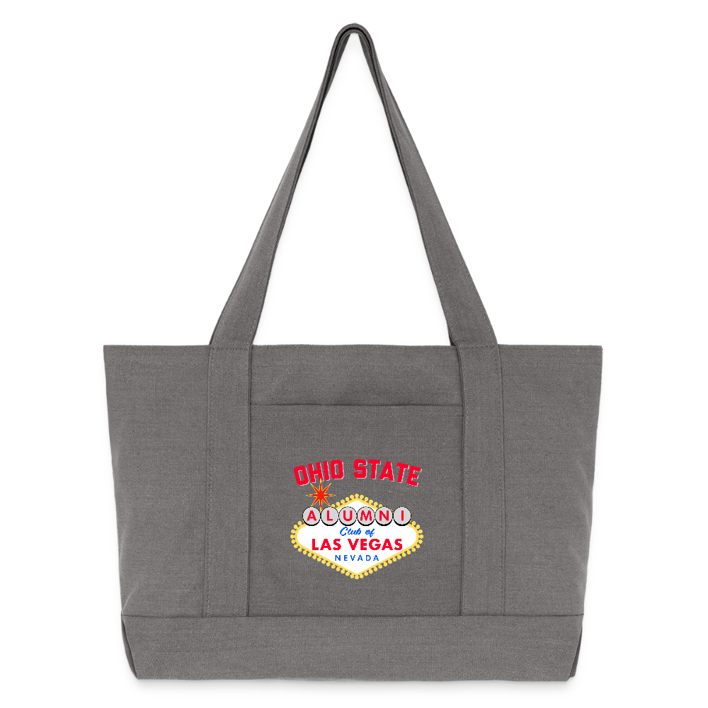 OSAC Cotton Pigment Dyed Tote Bag - charcoal grey