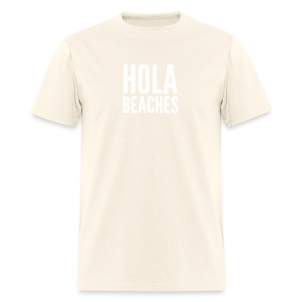 Hola Beaches Unisex T-Shirt - sweet cream heather