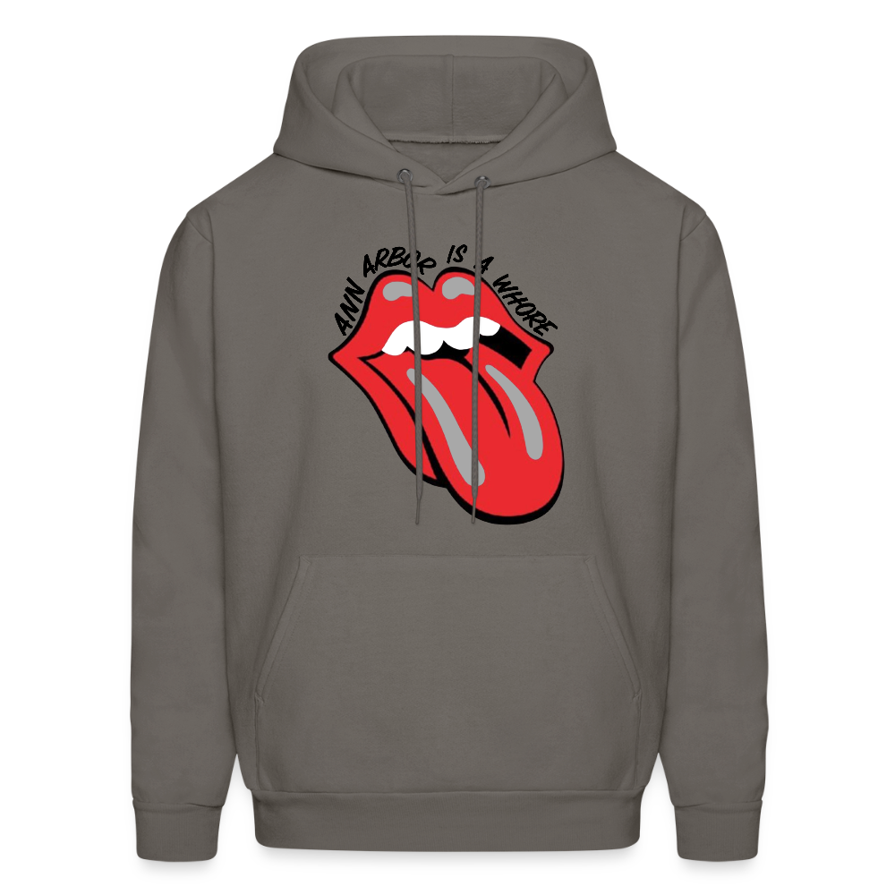 Ann Arbor was aWhore Men's Hoodie - asphalt gray