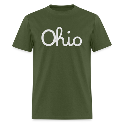 Script Ohio Unisex Classic T-Shirt - military green