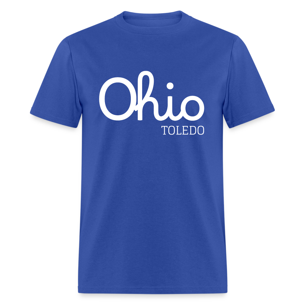 Toldeo Script Ohio Unisex Classic T-Shirt - royal blue