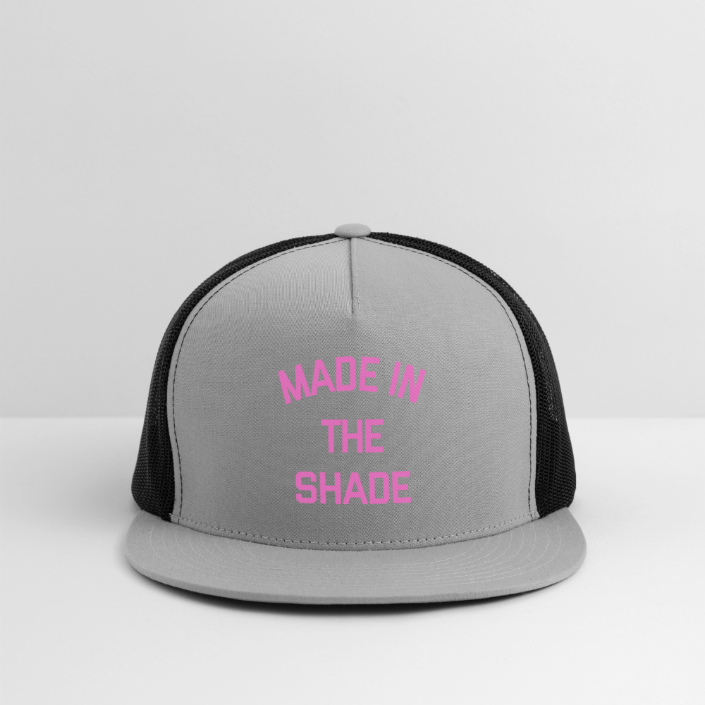 Made in the Shade Trucker Hat - gray/black