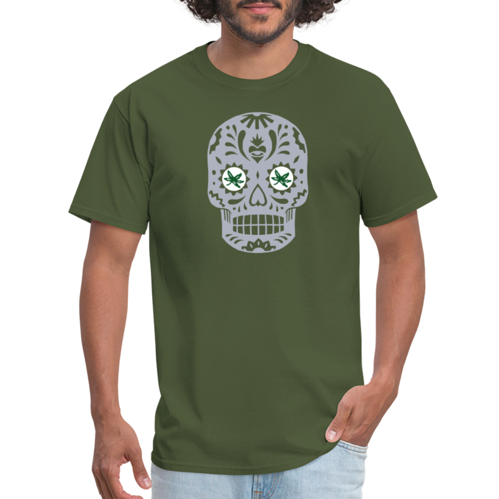 Sugar Skulls BuckEYES Unisex Classic T-Shirt - military green