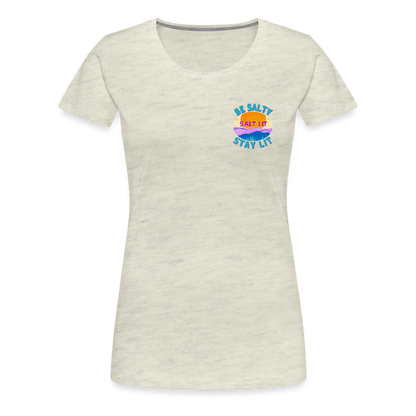 SALTLIT Scoop Neck - heather oatmeal