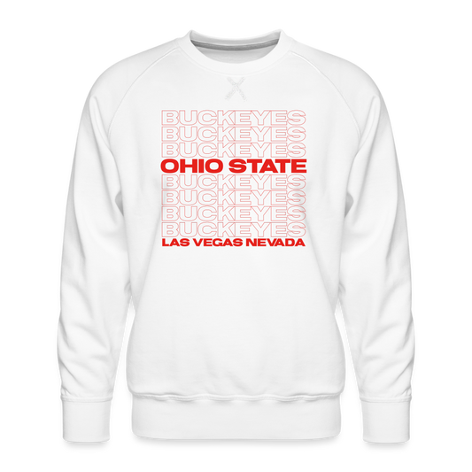 Ohio State Buckeyes Las Vegas Men’s Premium Sweatshirt - white