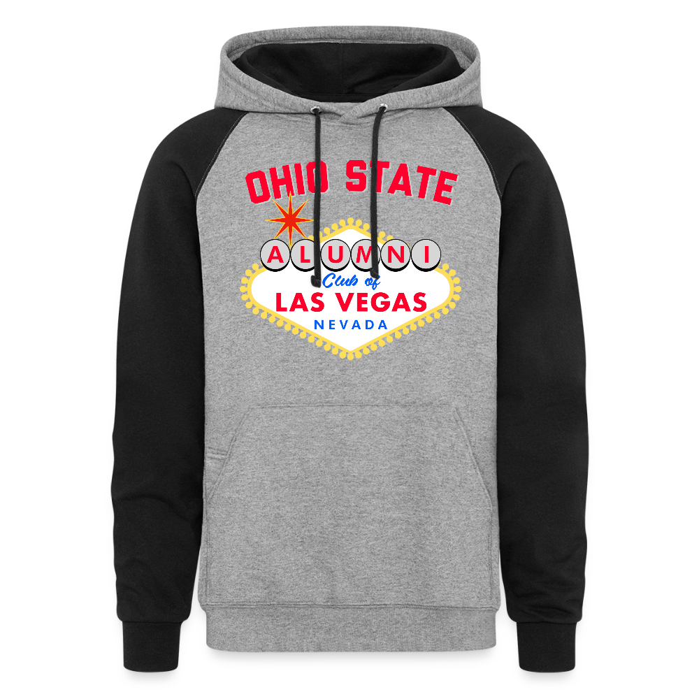 OSAC Colorblock Hoodie - heather gray/black