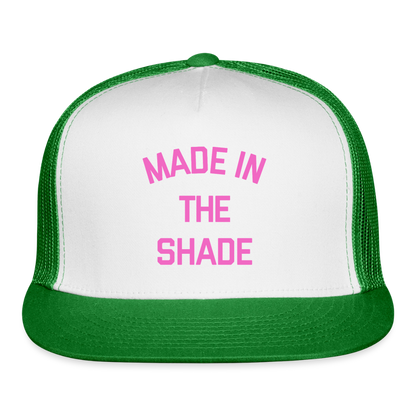 Made in the Shade Trucker Hat - white/kelly green