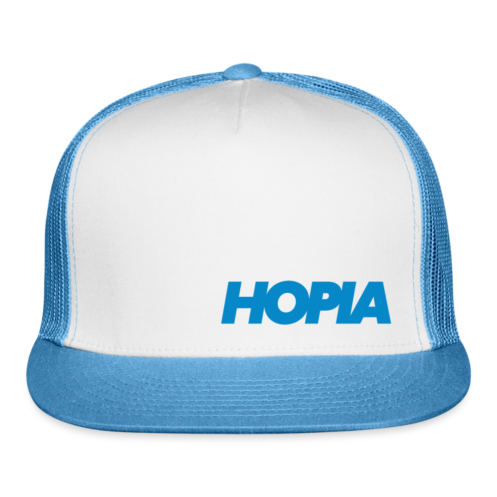 HOPIA Trucker Hat - white/blue