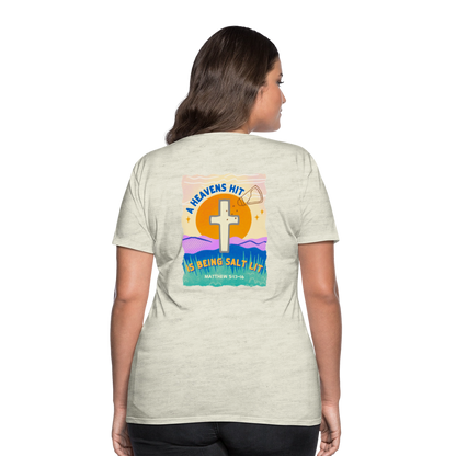 SALTLIT Scoop Neck - heather oatmeal