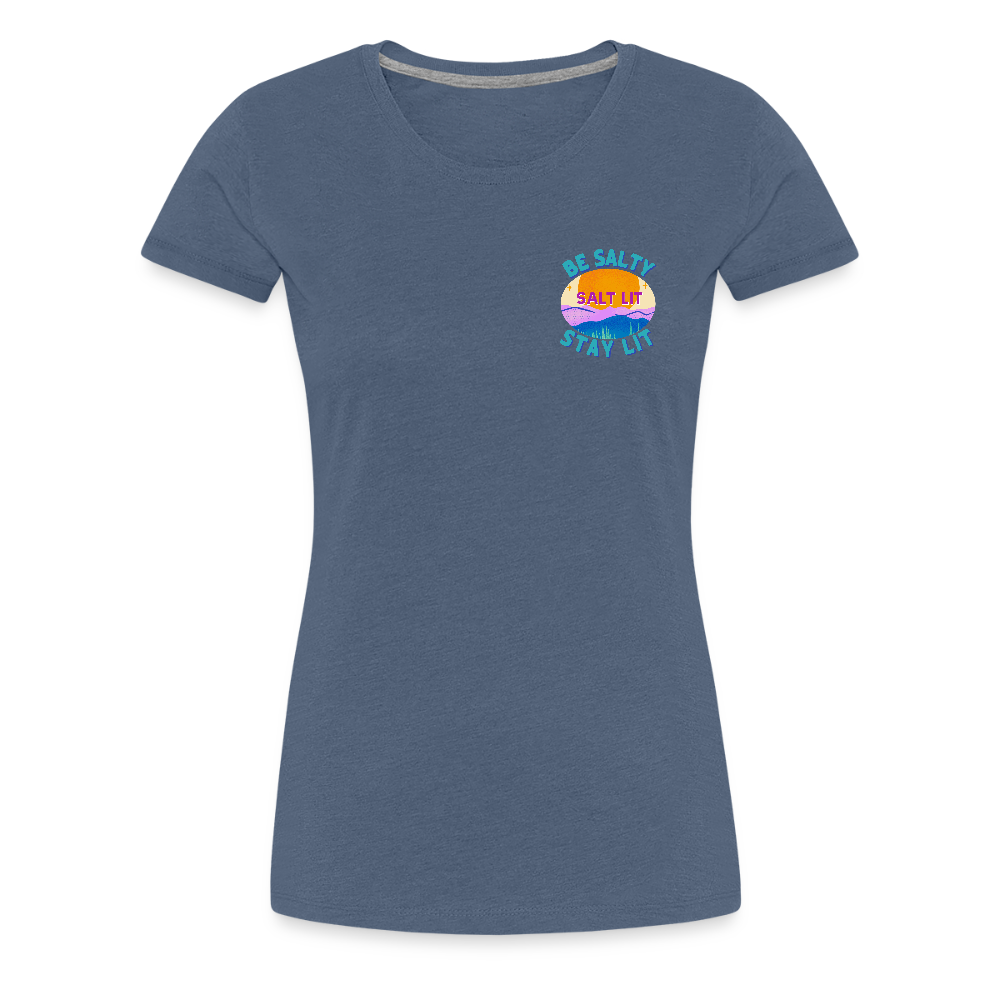 SALTLIT Scoop Neck - heather blue