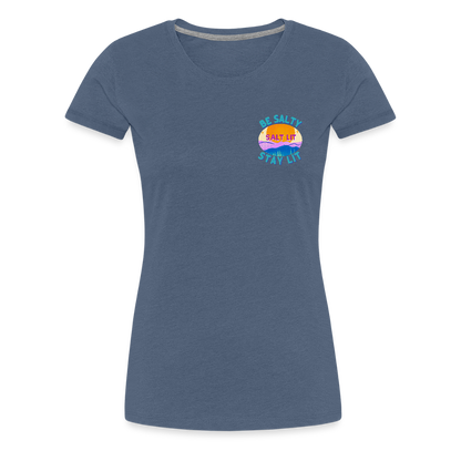 SALTLIT Scoop Neck - heather blue