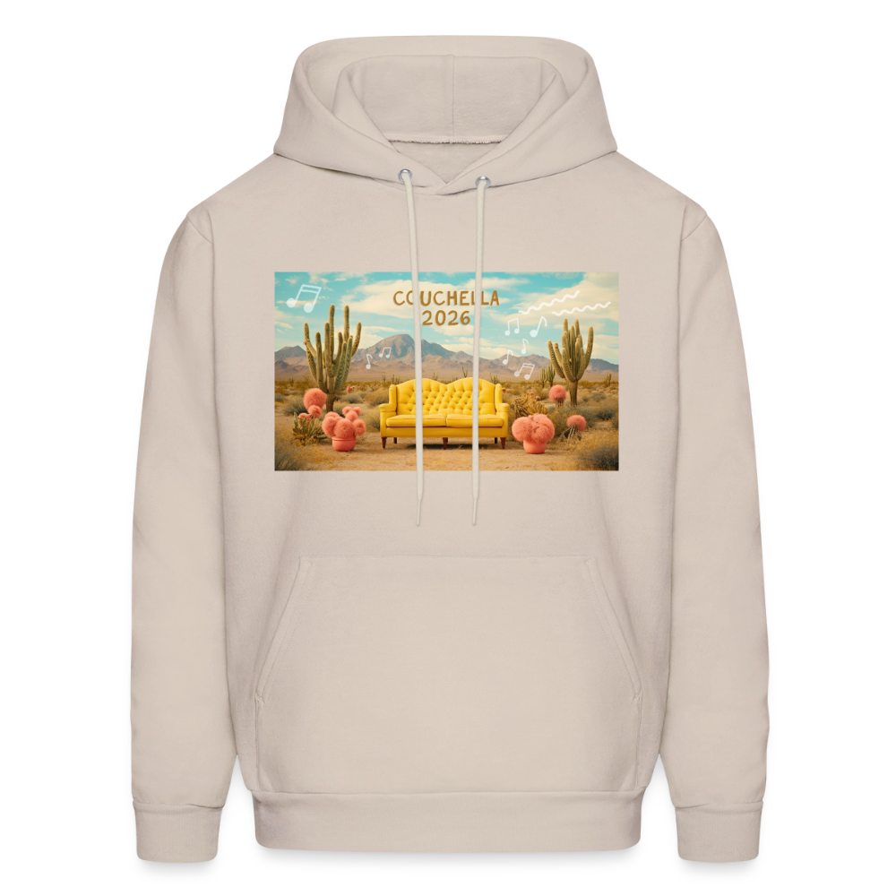Couchella 2026 Men's Hoodie - Sand