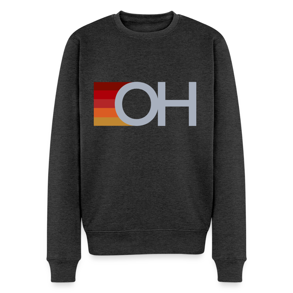 OH Rainbow Stripes Men’s Premium Sweatshirt - heather anthracite