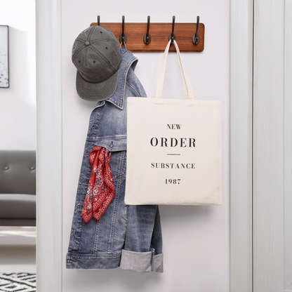 New Order Substance 1987 Recycled Tote Bag - natural