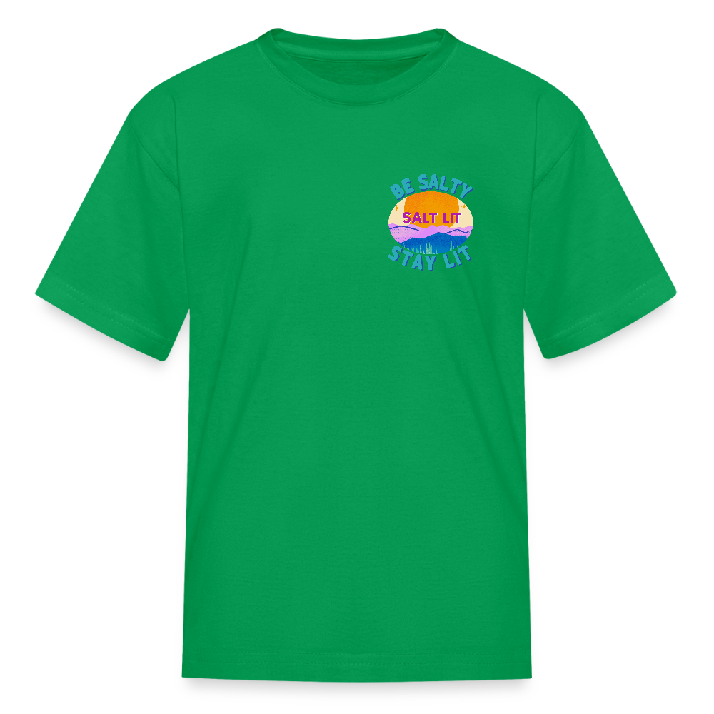 SALT LIT Kids' T-Shirt - kelly green