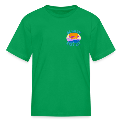 SALT LIT Kids' T-Shirt - kelly green