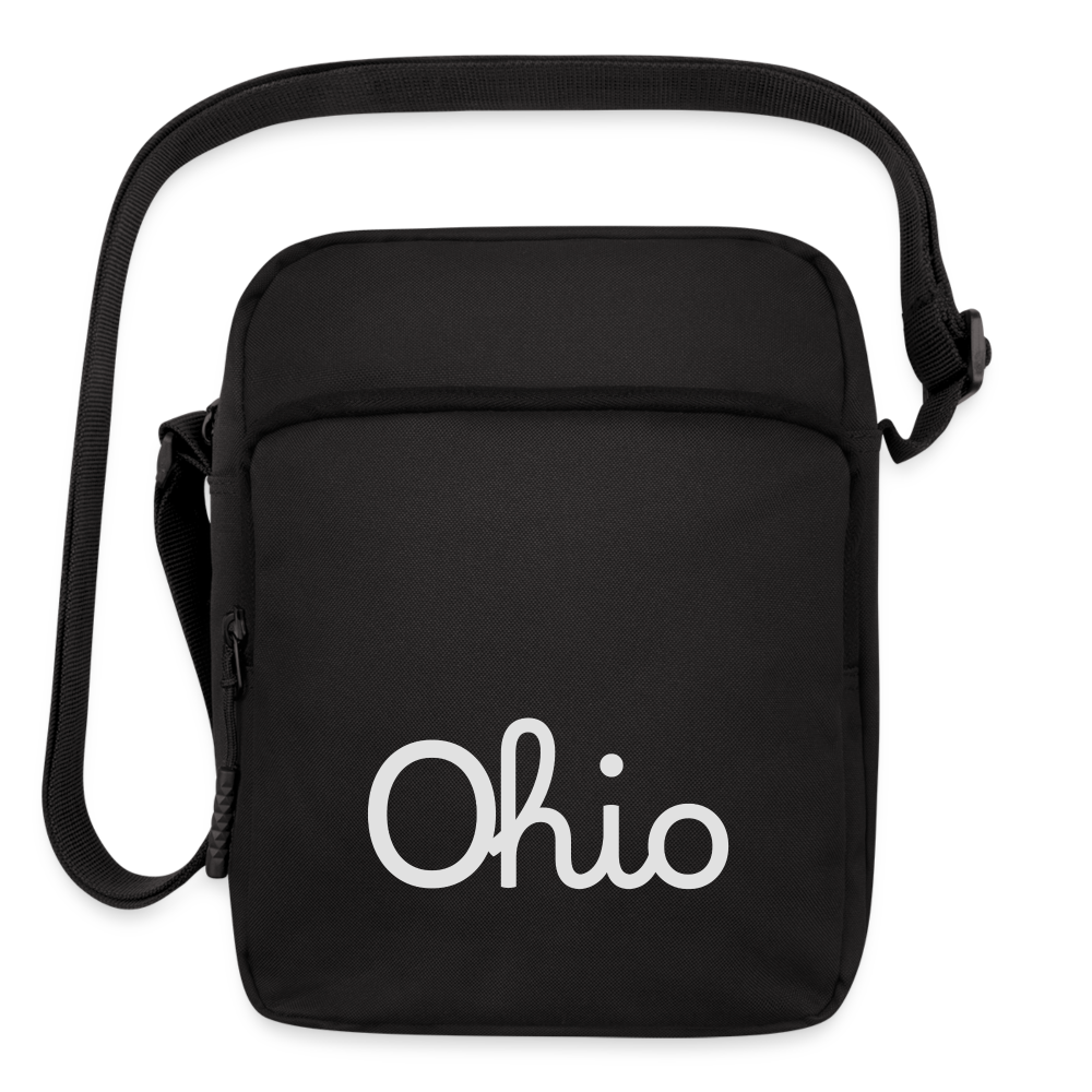 Ohio Upright Crossbody Bag - black