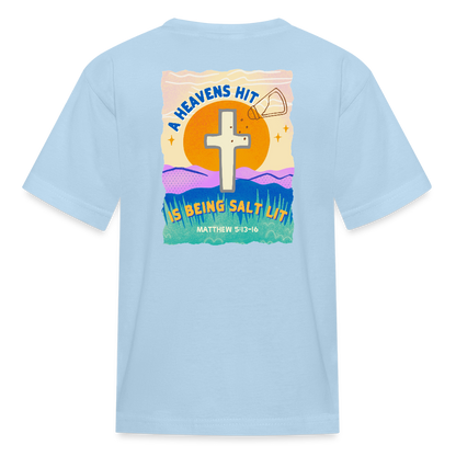 SALT LIT Kids' T-Shirt - powder blue
